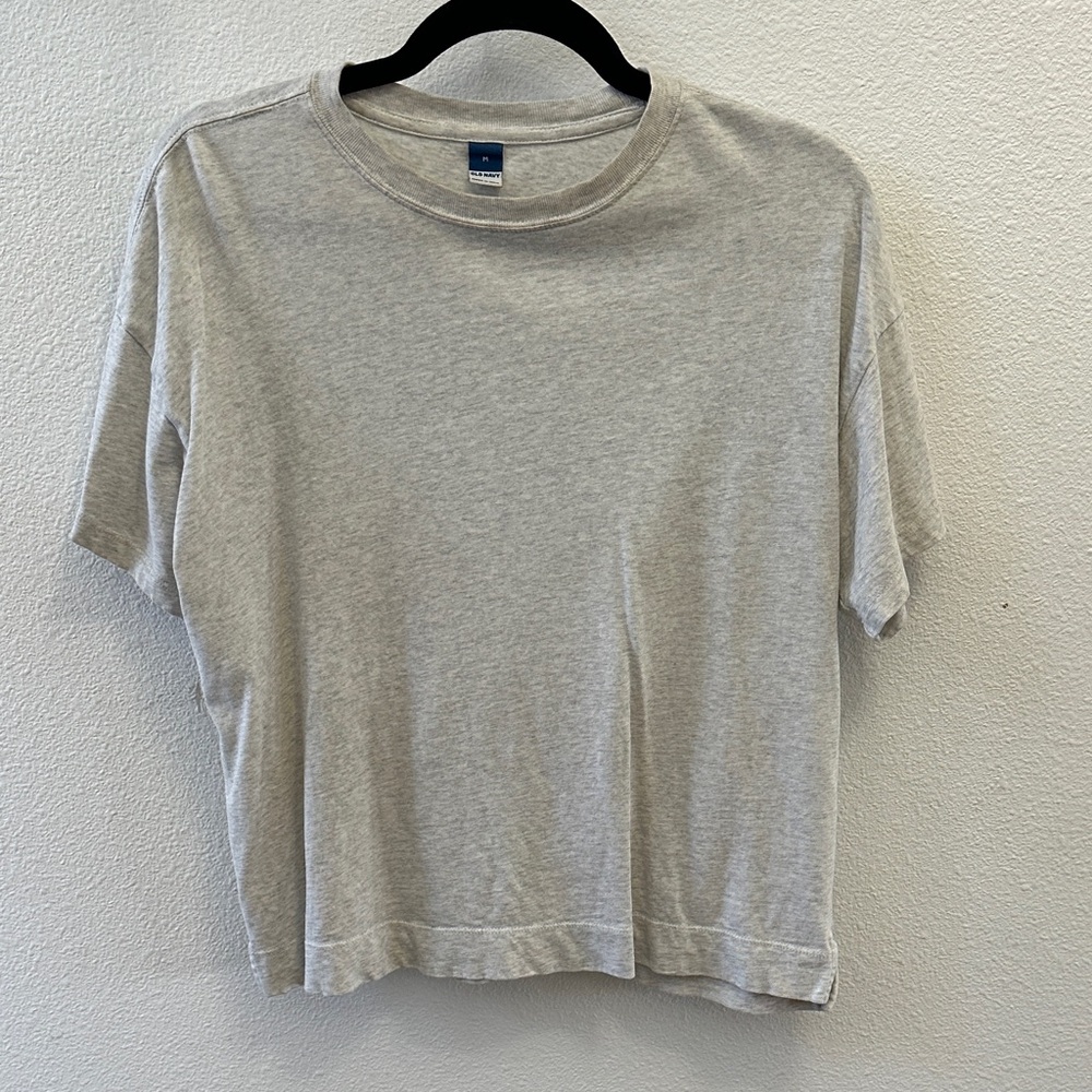 Old Navy Gray Short Sleeve Tee